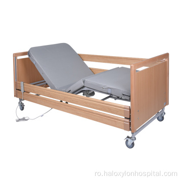 Pat de îngrijire medicală cu două paturi hosptiale cu două manivelă